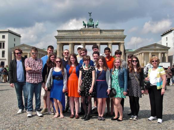 Downingtown East High School Choir at the Brandenburg Gate